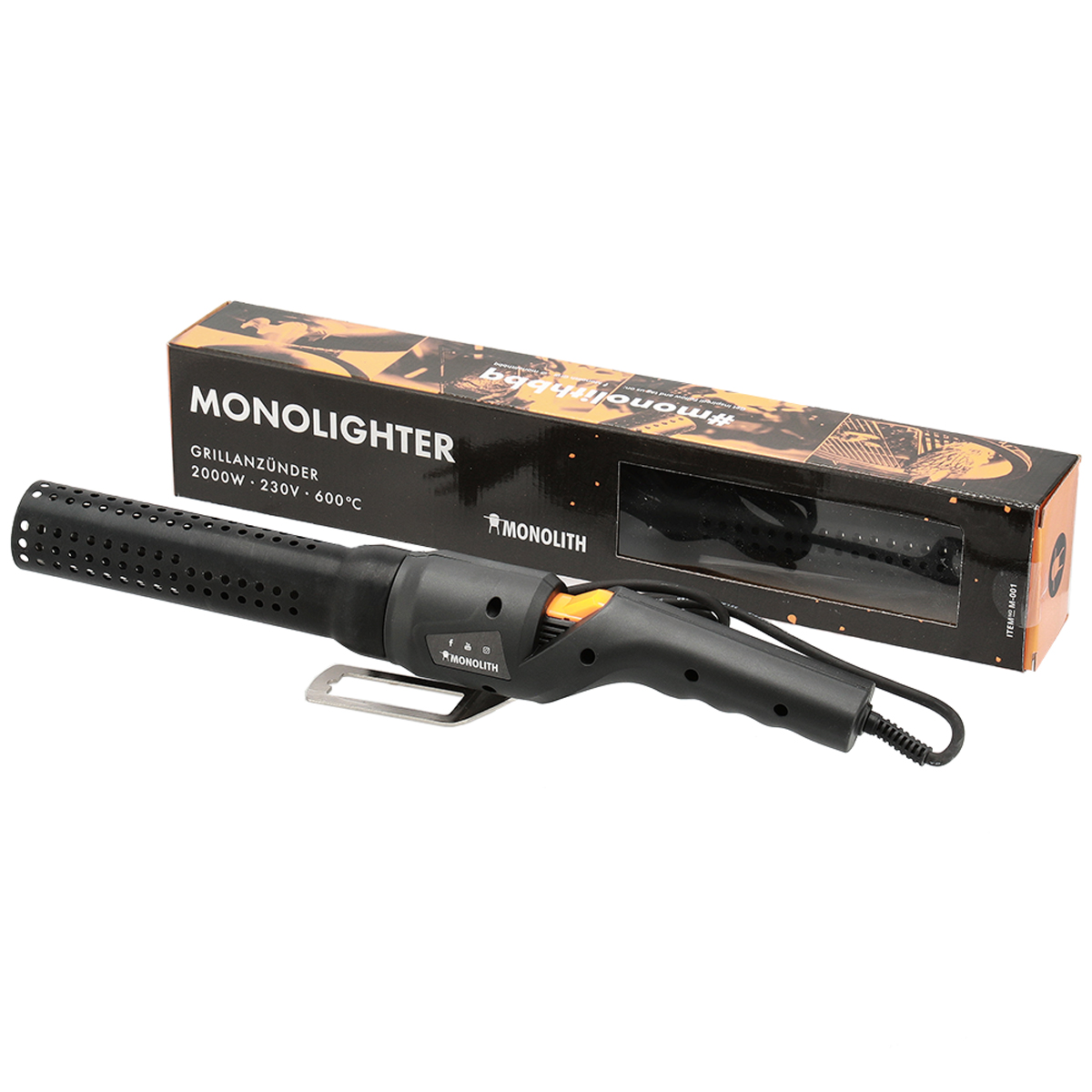 Monolith® Mono Lighter, elektrischer Kohleanzünder (M-001) - Monolith