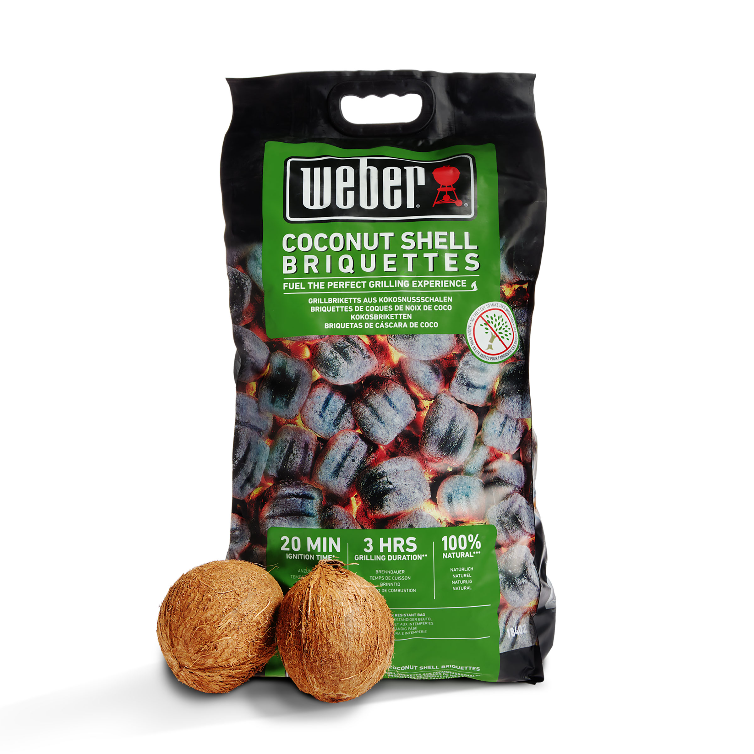 Weber® Kokosbriketts, 8 kg (18402) Weber® Kokosbriketts, 8 kg (18402)