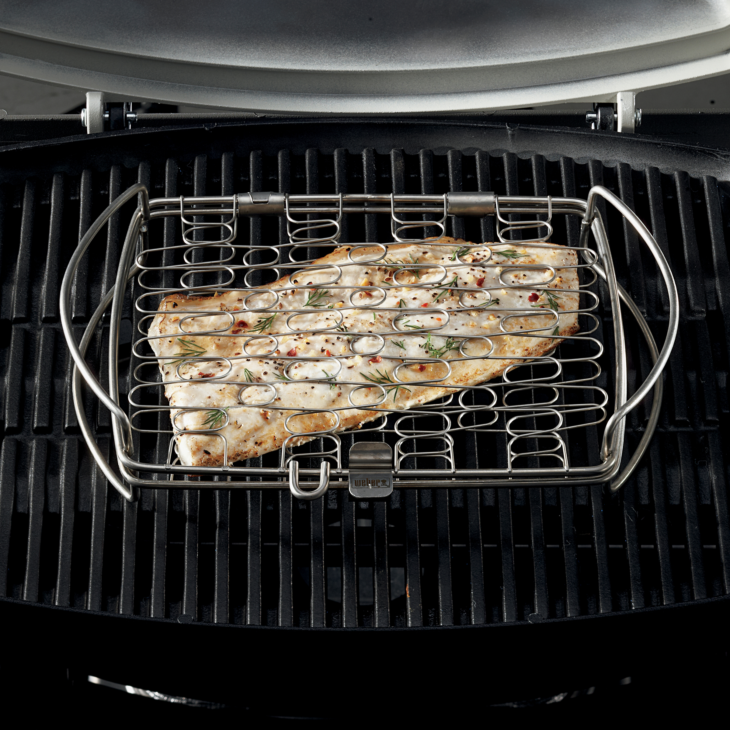 Weber® Edelstahl Fisch- und Gemüsehalter, klein (6470) - Weber