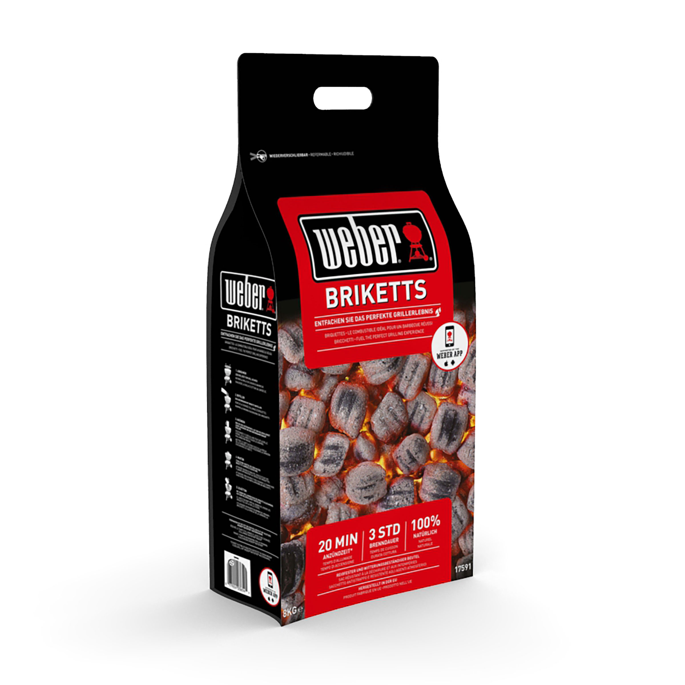 Weber® Grillbriketts, 8 kg (17591) - Weber
