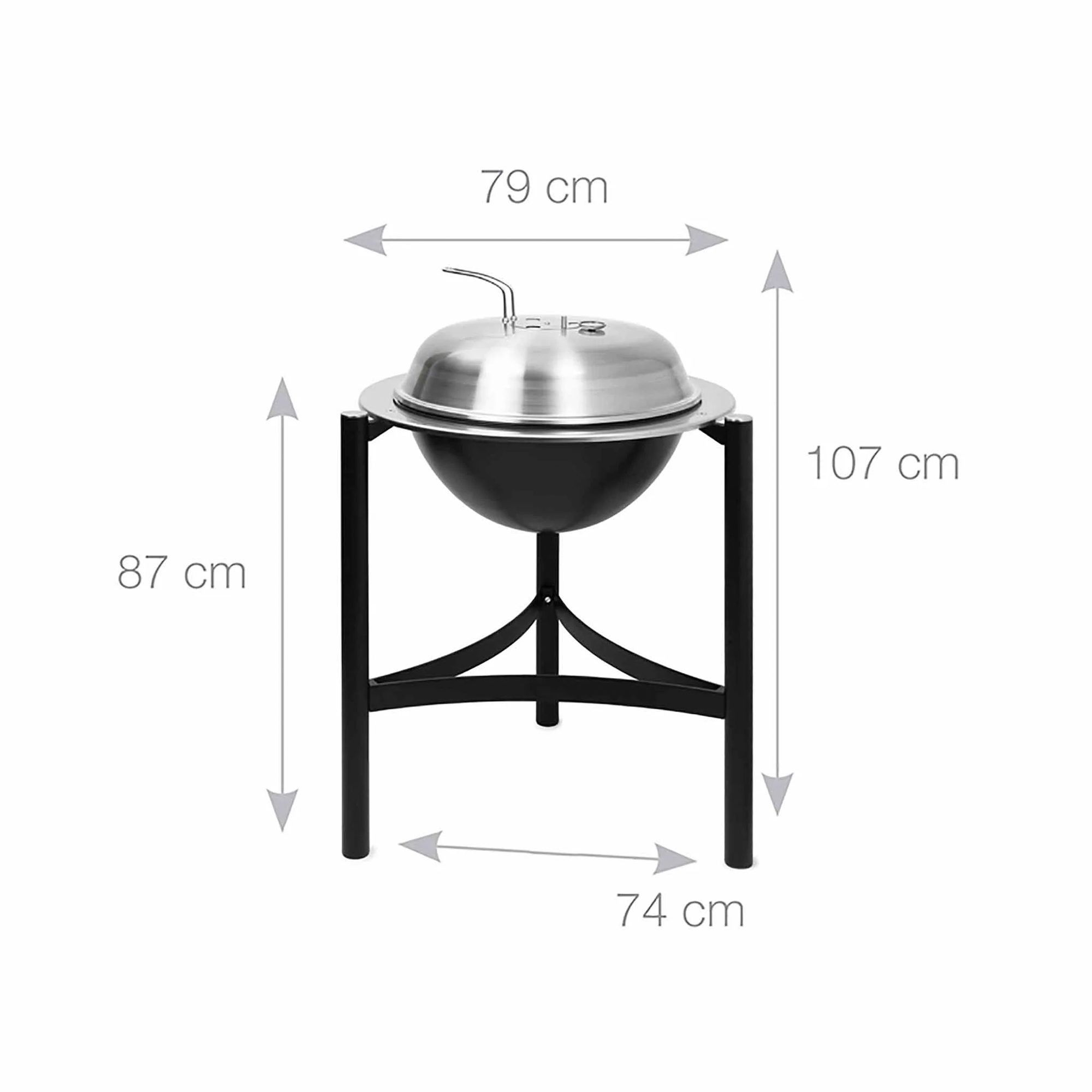 Martinsen® Holzkohle Kugelgrill 1800 (109502) - Martinsen