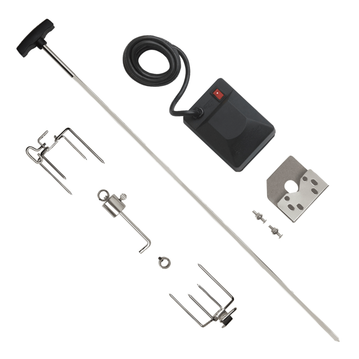 Napoleon® Heavy Duty Drehspießset Edelstahl (69212)