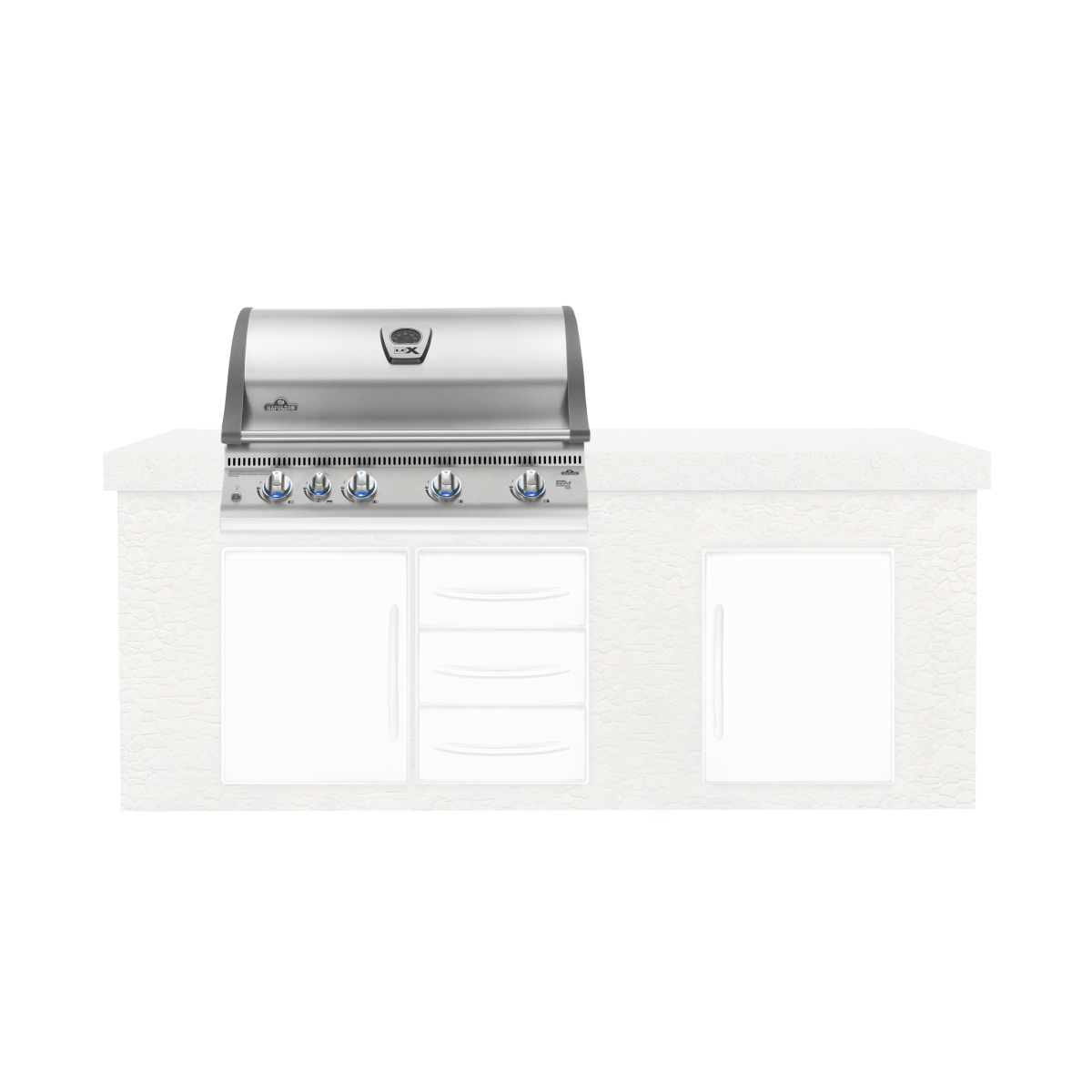 Napoleon® BILEX 605 Edelstahl Einbaugrill (BILEX605RBIPSS-DE) - Napoleon