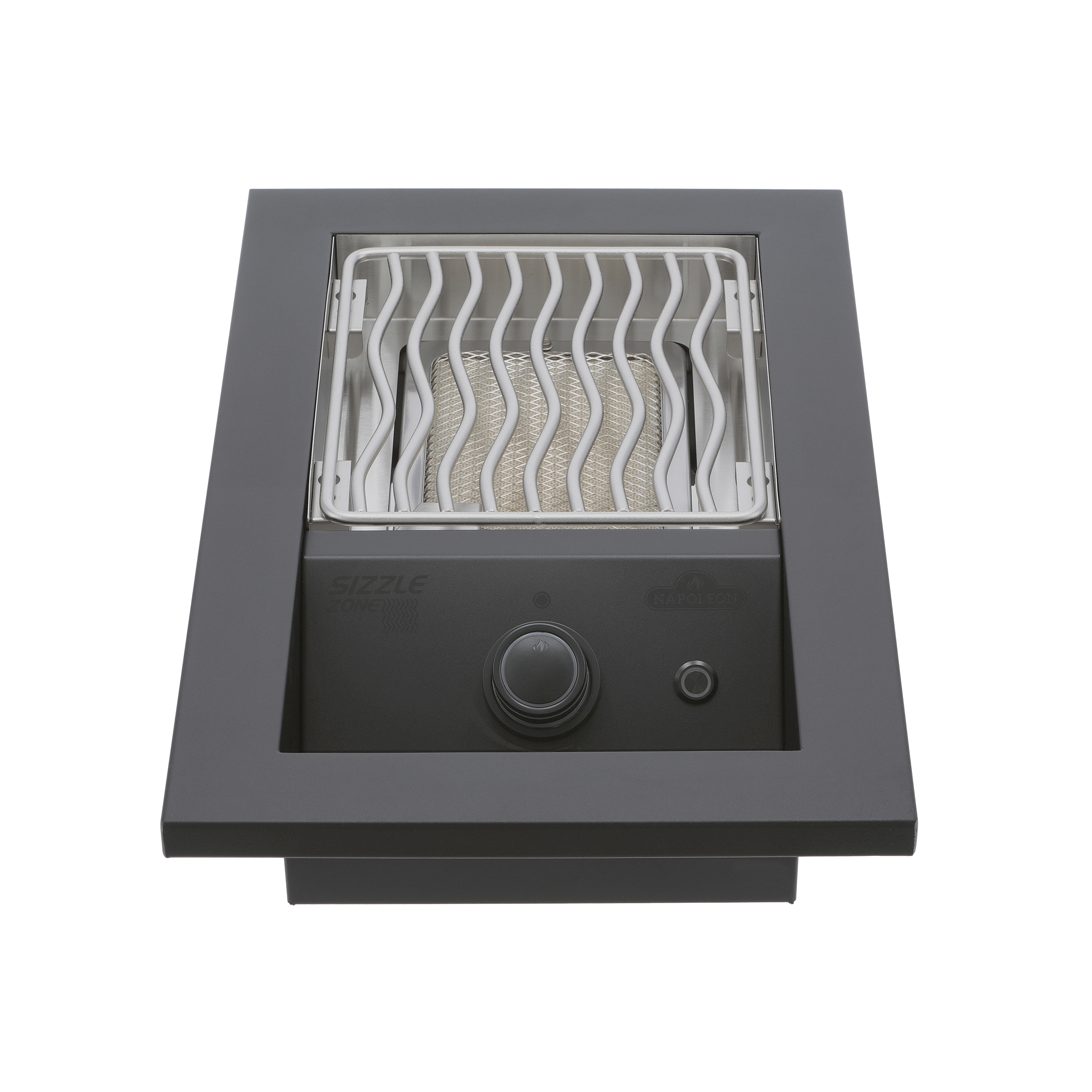 Napoleon® BIB10 Einbau-Sizzle Zone™, mattschwarz (BIB10IRPMK-CE)