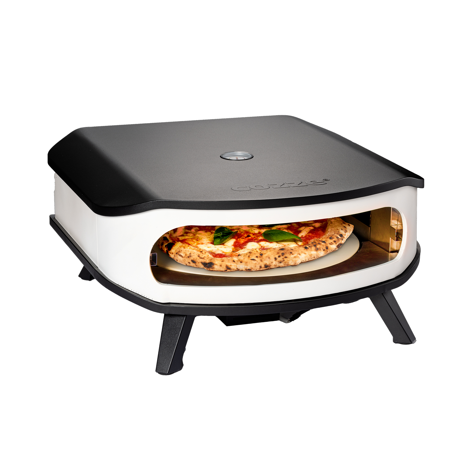 Cozze® Pizzaofen 17" mit rotierendem Pizzastein, Gas (90427) - Cozze