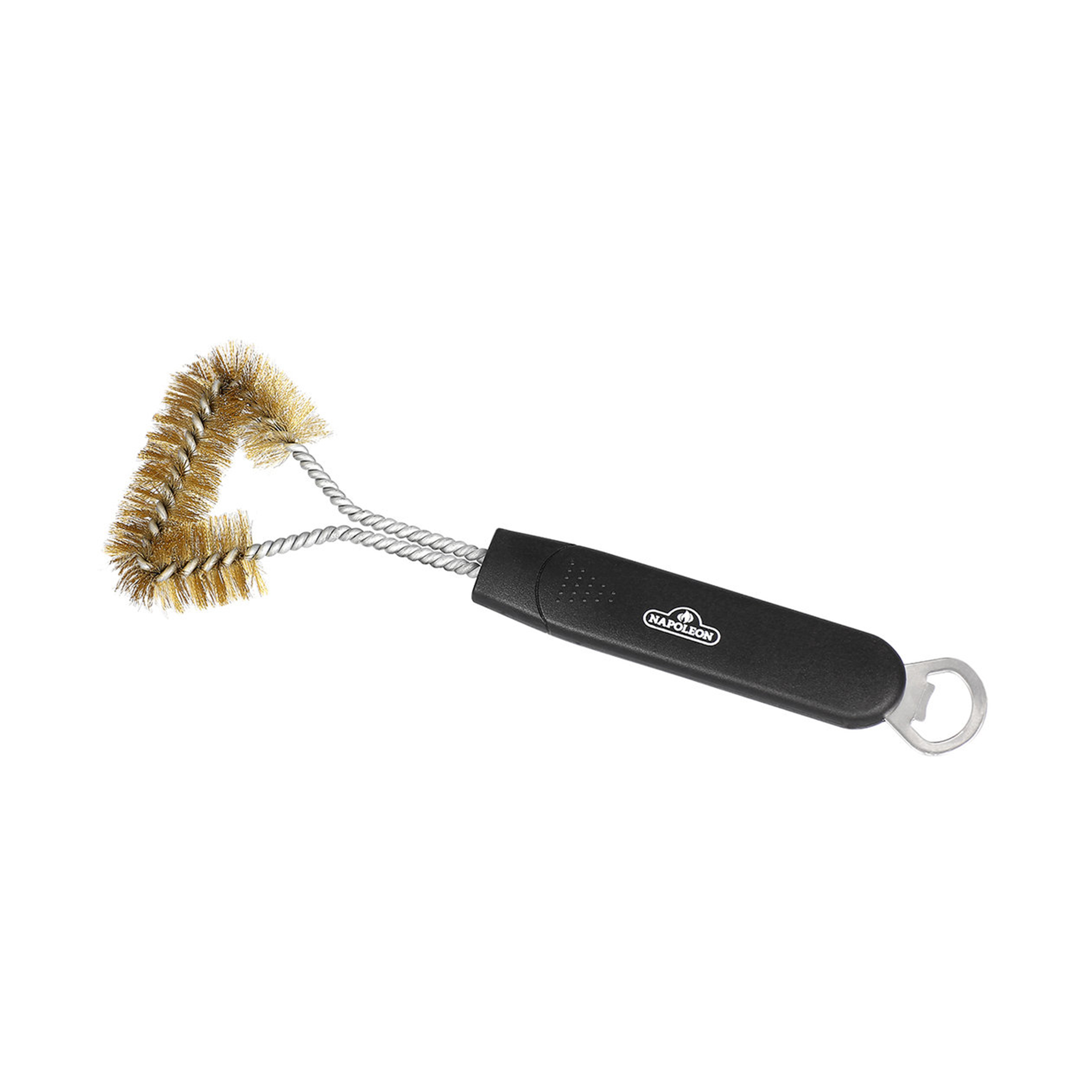 Napoleon® 3-seitige Grillbürste mit Messingborsten (62012) Napoleon® 3-seitige Grillbürste mit Messingborsten (62012)