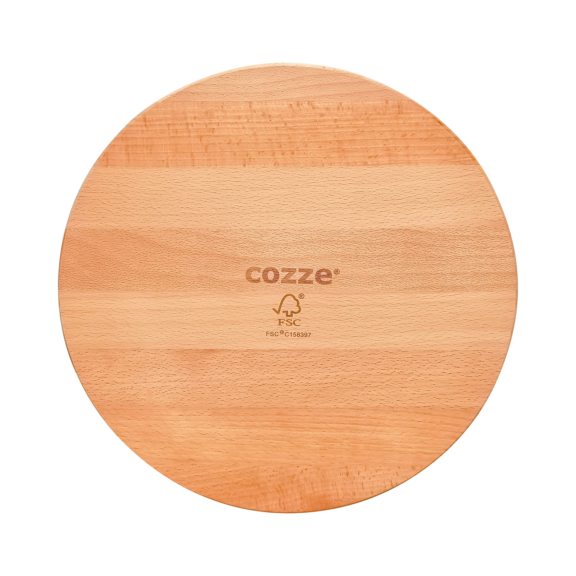Cozze® Pizzabrett, Buchenholz Ø 35 cm (90315)