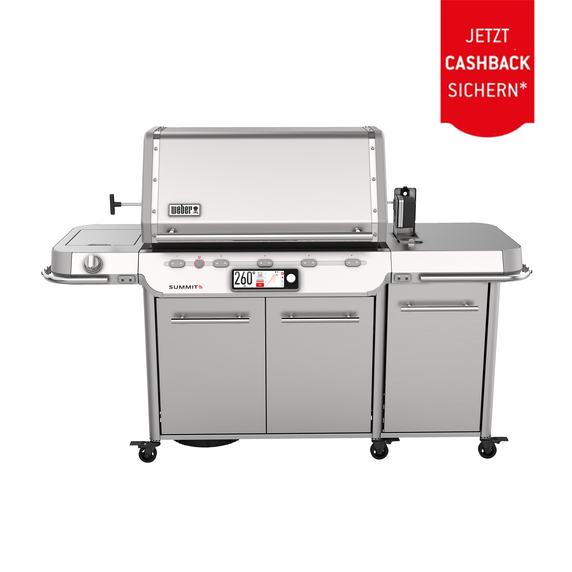 Weber® Summit® Smartgrill FS38X S Edelstahl (1500094) - Weber