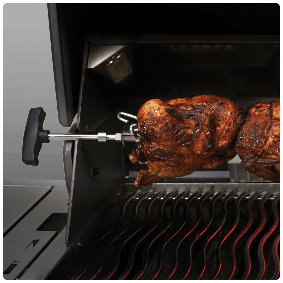 Napoleon® Heavy Duty Drehspießset Edelstahl (69212) - Napoleon