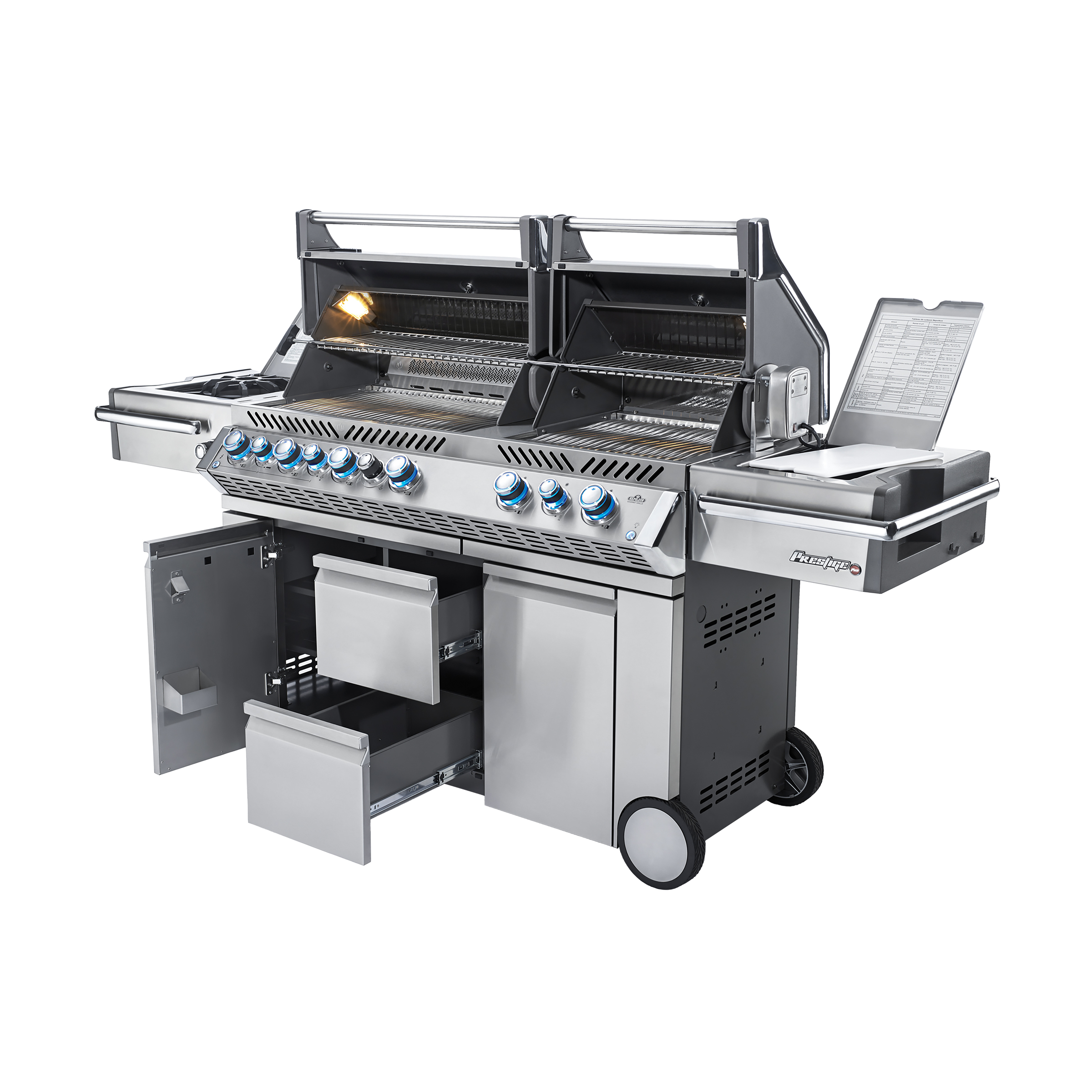 Gasgrill Napoleon® Prestige PRO™ 825, Edelstahl (PRO825RSBIPSS-3) - Napoleon