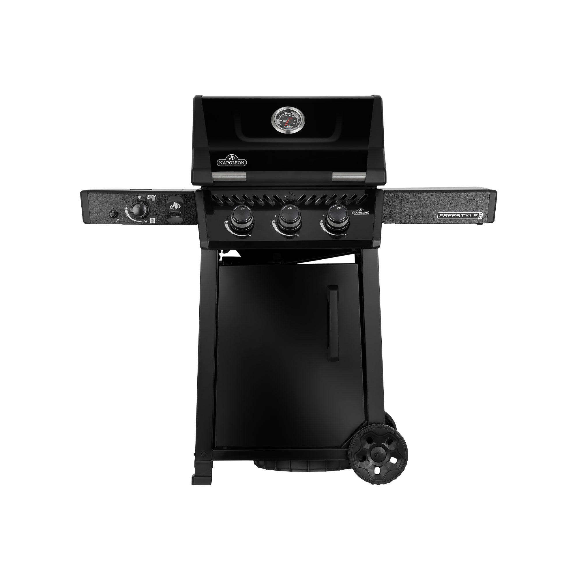 Napoleon® Freestyle® PRO 365 mit Sizzle Zone™ und Tür, Schwarz (FP365DSIBPK-1-DE)