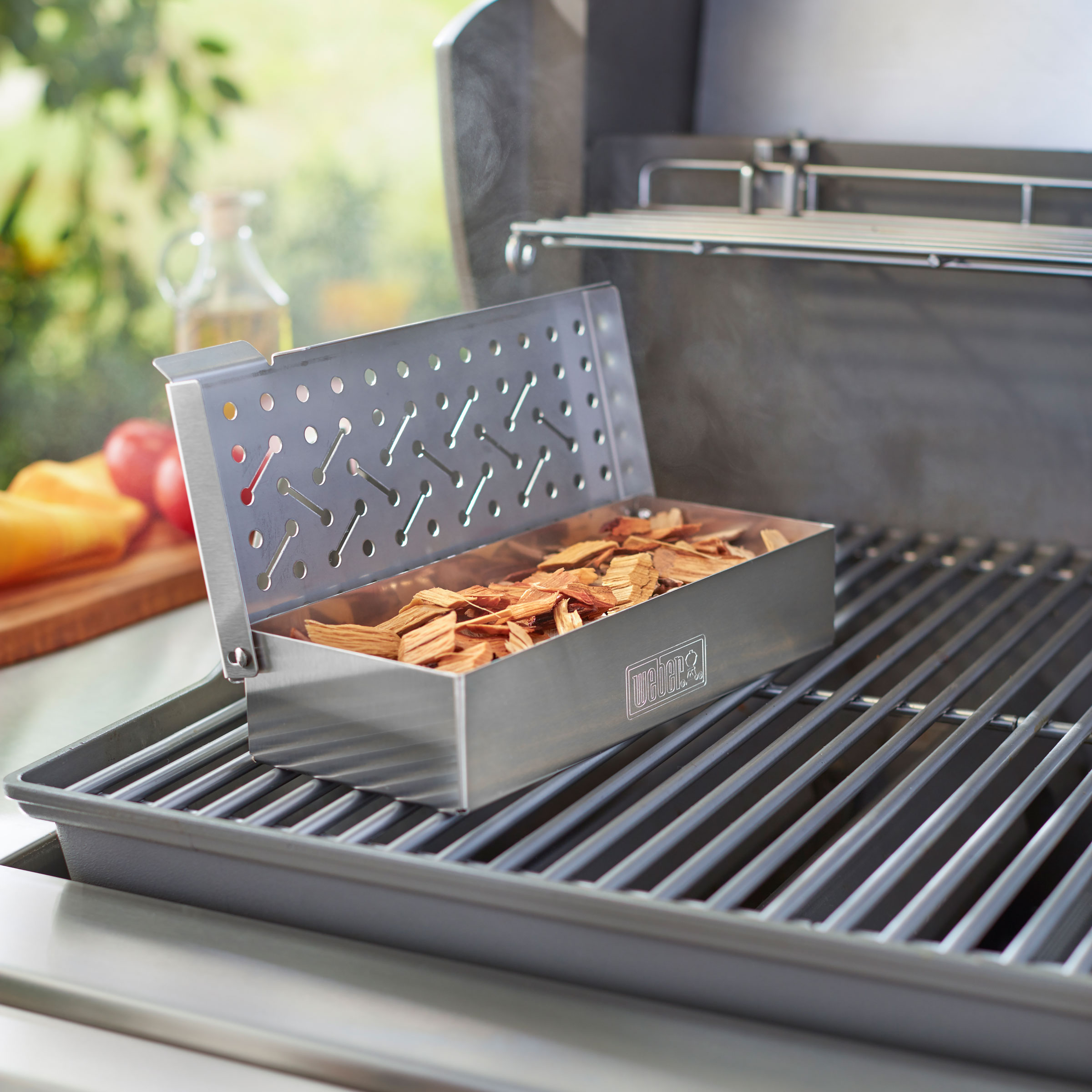 Weber® Edelstahl universal Räucherbox (7576) - Weber