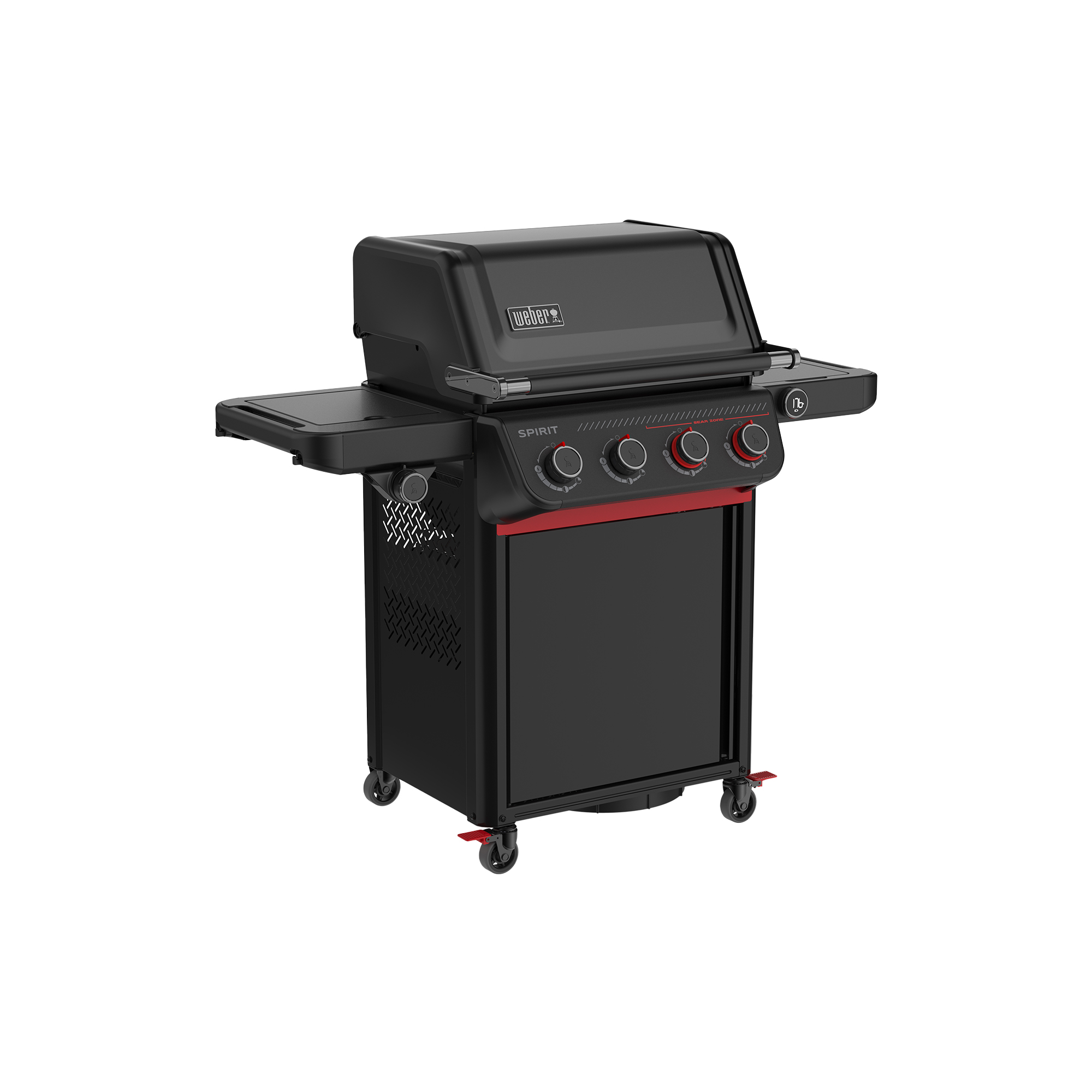Weber® Spirit EP-435R Stealth Edition mit Seitenkochstelle und Drehspieß (1501511) - Weber