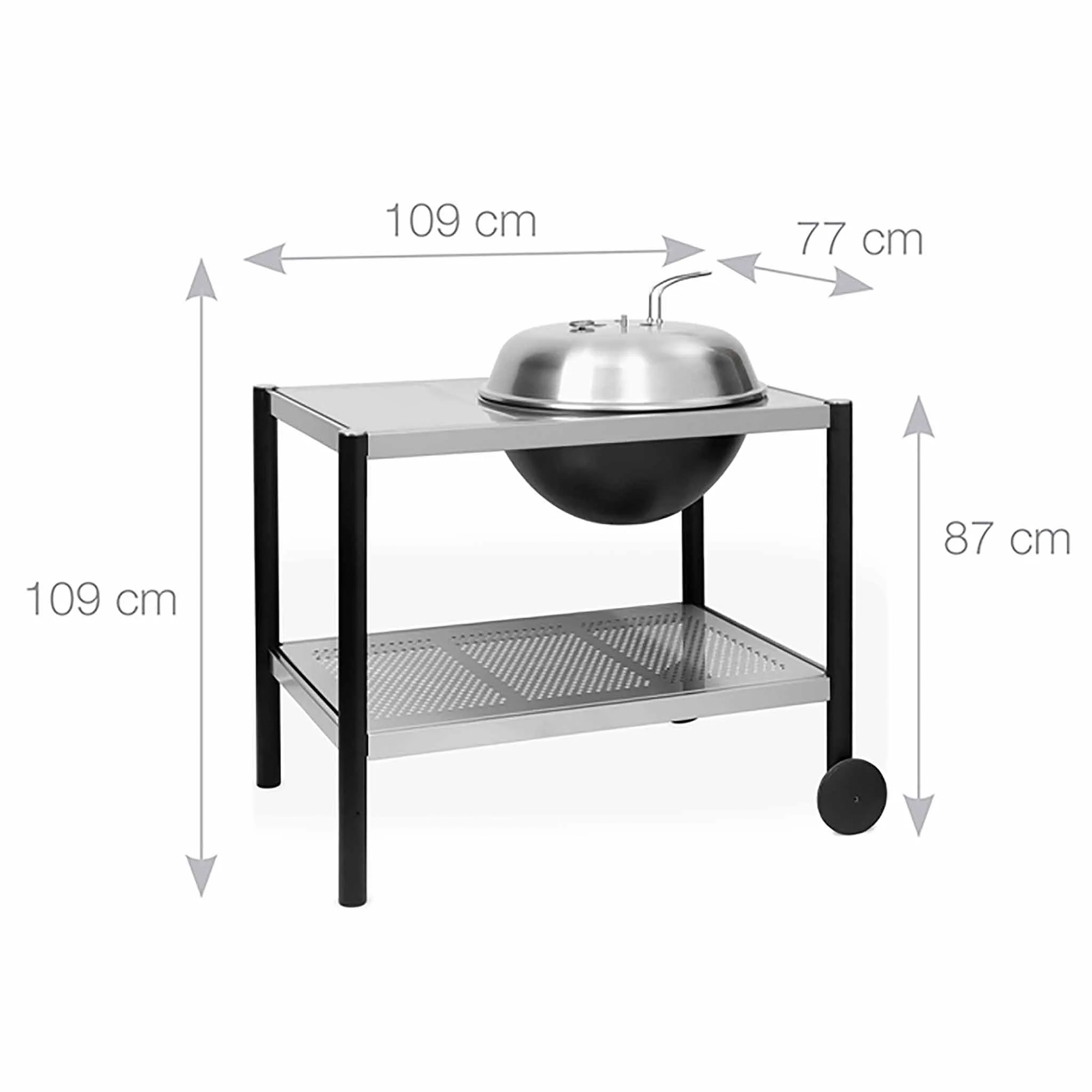 Martinsen® Holzkohle Grillwagen 1500 (109600) - Martinsen