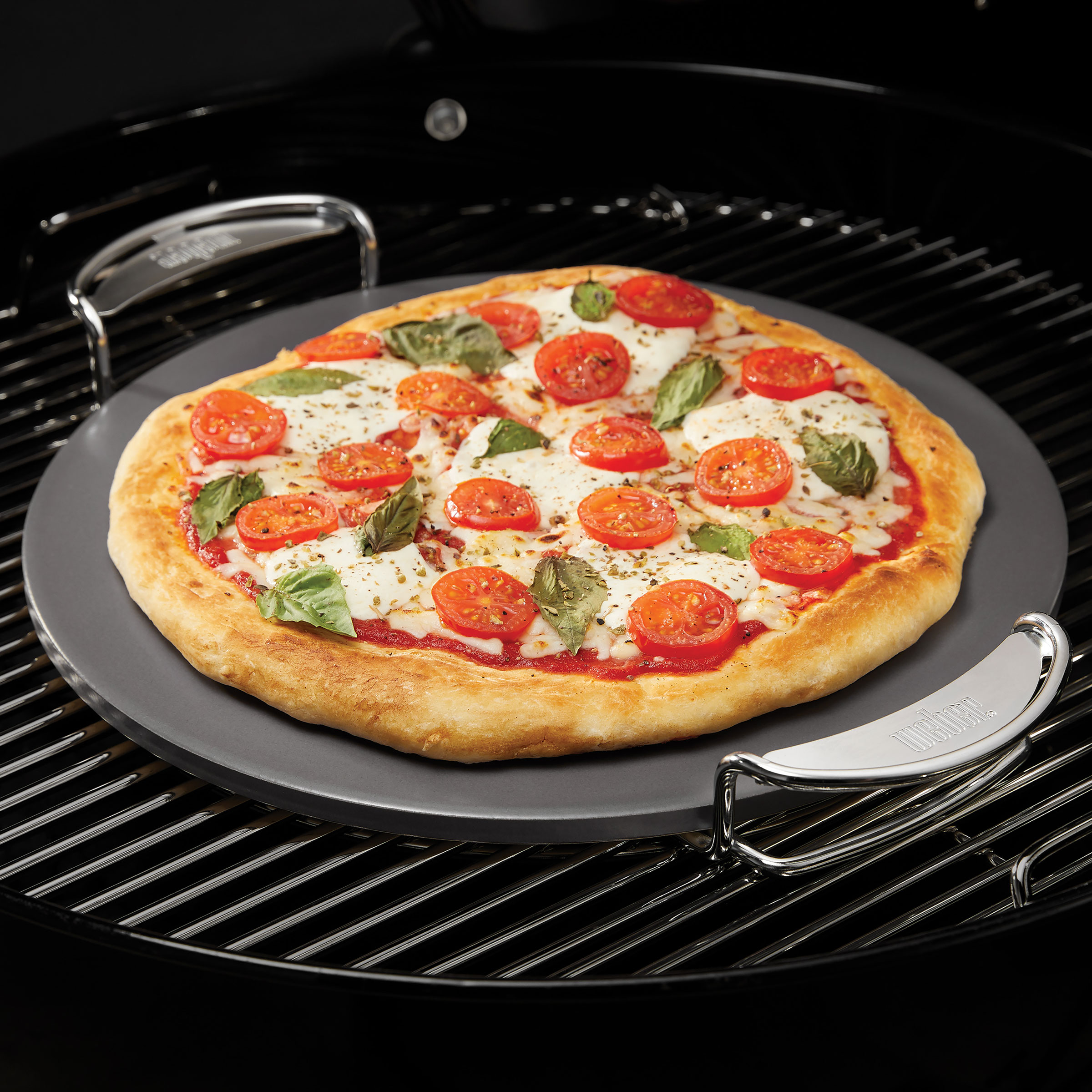 Weber® Glasierter Pizzastein, rund (8861) - Weber