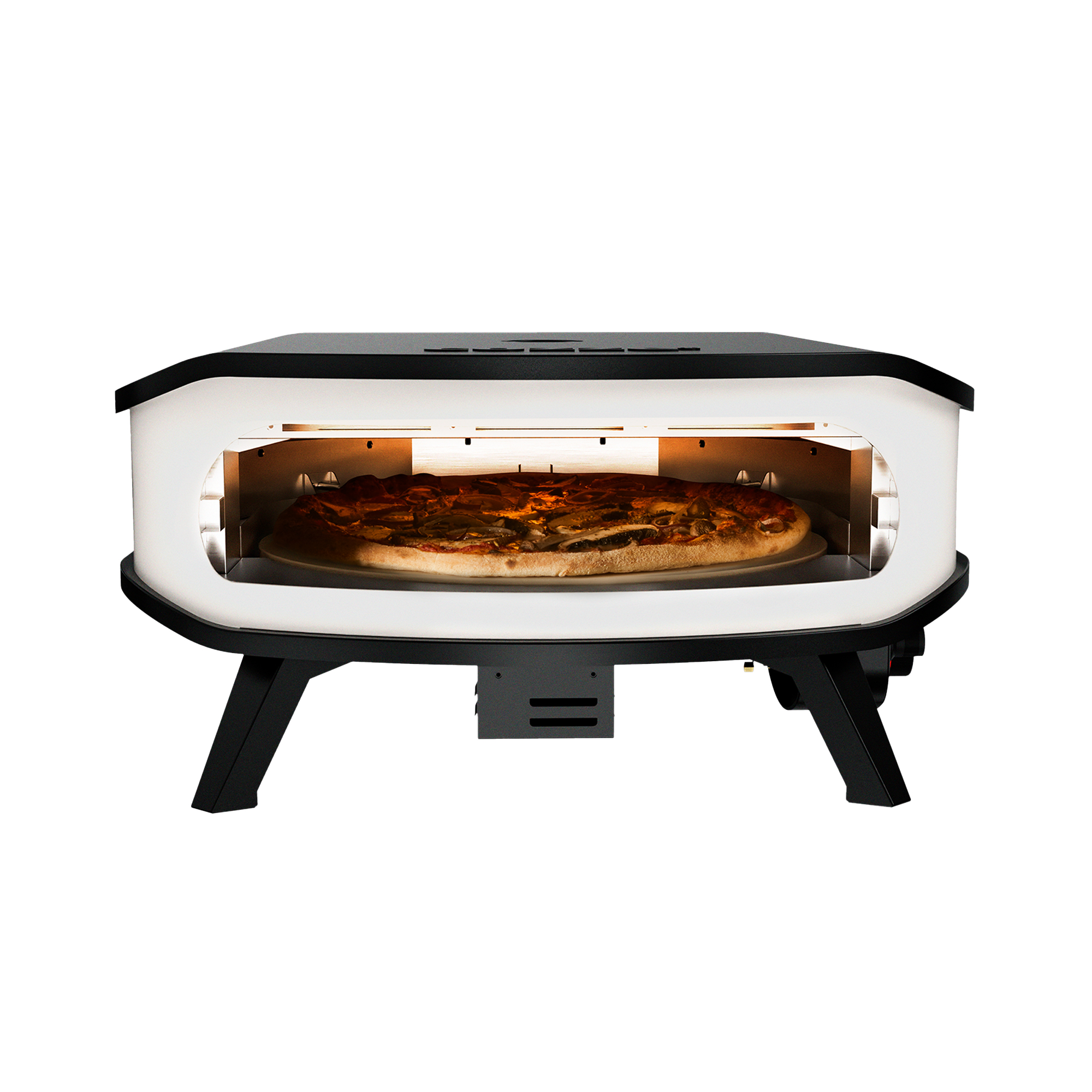 Cozze® Pizzaofen 17" mit rotierendem Pizzastein, Gas (90427) - Cozze